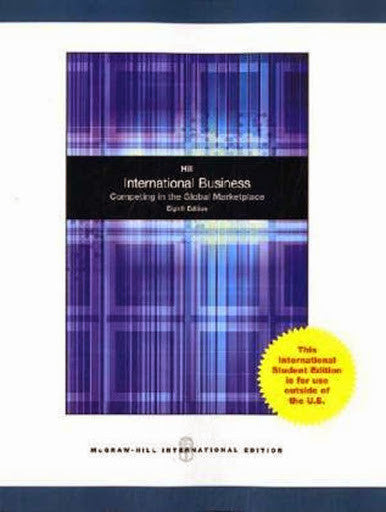International Business by Charles W L Hill