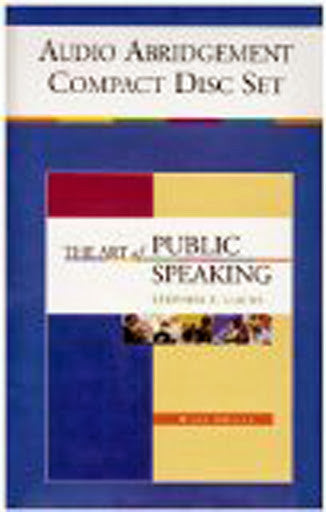 Art Of Public Speaking Audio CD by Stephen E Lucas