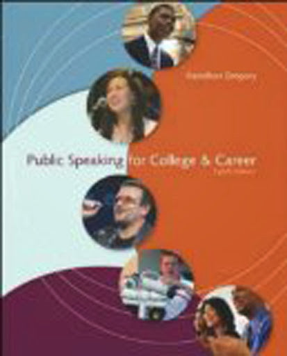 Public Speaking For College And Career by Hamilton Gregory
