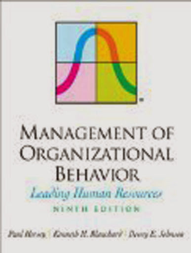 Management of Organizational Behavior by Paul H Hersey