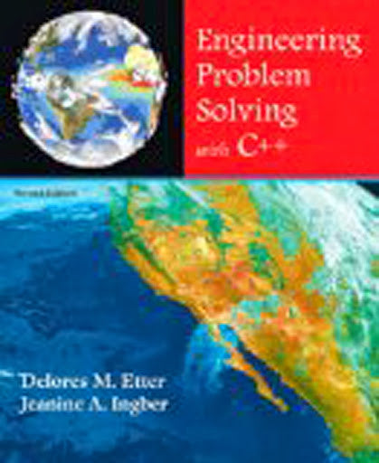 Engineering Problem Solving With C++ by Delores M Etter