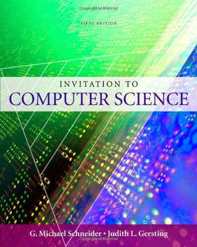An Invitation To Computer Science by GMichael Schneider