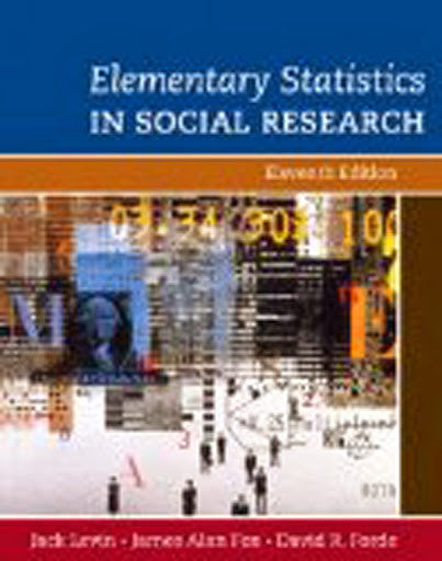 Elementary Statistics In Social Research by Jack Levin
