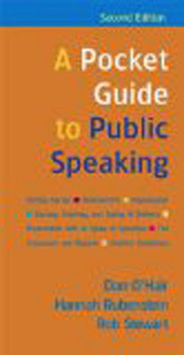 A Pocket Guide To Public Speaking by Dan O'Hair