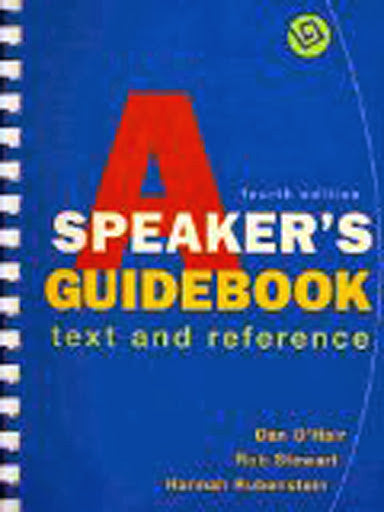 A Speaker's Guidebook by Dan O'Hair