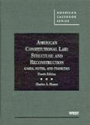 American Constitutional Law by Charles A Shanor