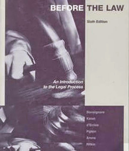 Before The Law by John J Bonsignore