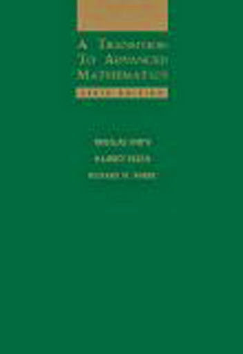 A Transition To Advanced Mathematics by Douglas Smith