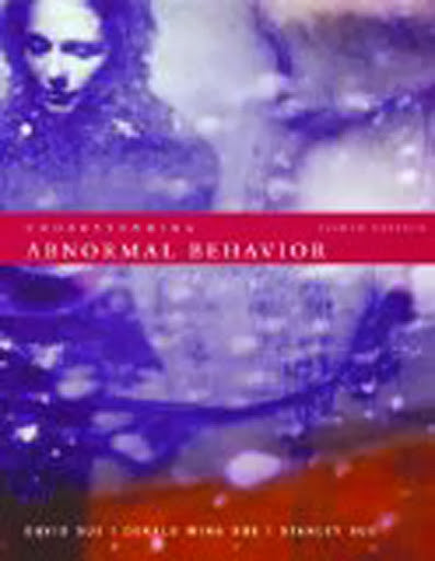 Understanding Abnormal Behavior by David Sue