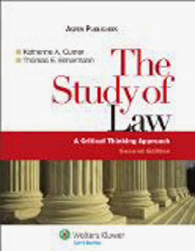 The Study of Law by Katherine A Currier