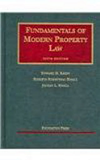Fundamentals of Modern Property Law by Edward H Rabin