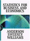 Statistics For Business And Economics by David R Anderson