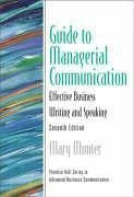 Guide To Managerial Communication by Mary Munter