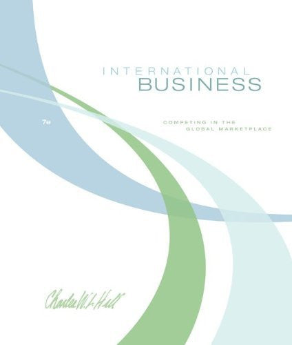 International Business by Charles W L Hill