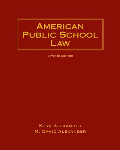 American Public School Law by Kern Alexander