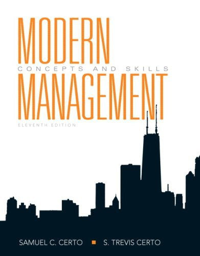 Modern Management by Samuel C Certo