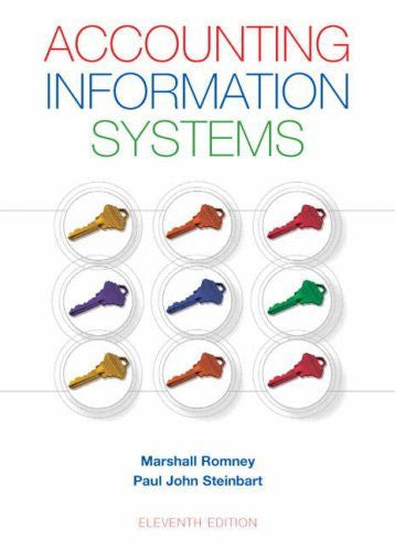 Accounting Information Systems by Marshall B Romney