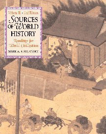 Sources of World History Volume 2 by Mark A Kishlansky