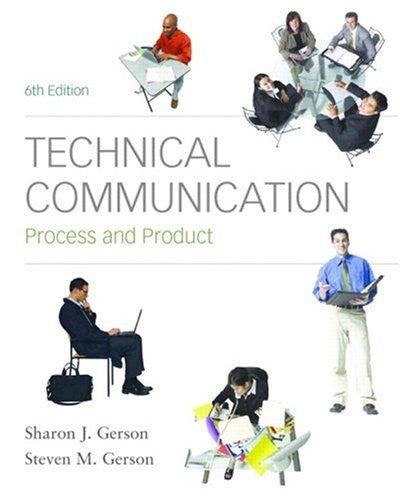 Technical Communication Process And Product by Sharon Gerson