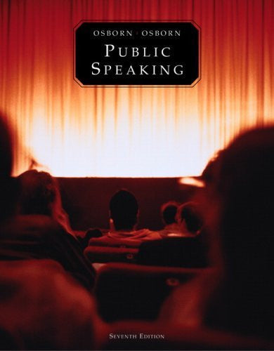 Public Speaking by Michael Osborn