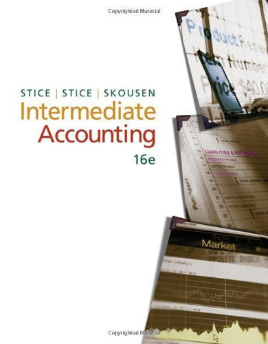 Intermediate Accounting by James D Stice