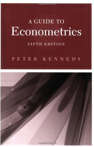A Guide To Econometrics by Peter Kennedy