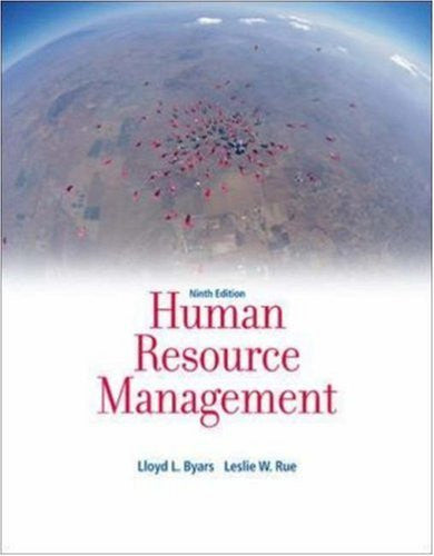 Human Resource Management by Lloyd Byars