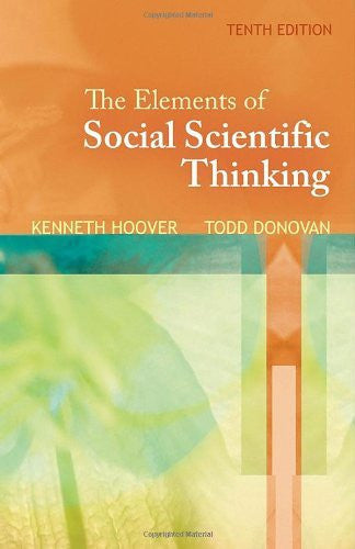 Elements of Social Scientific Thinking by Donovan