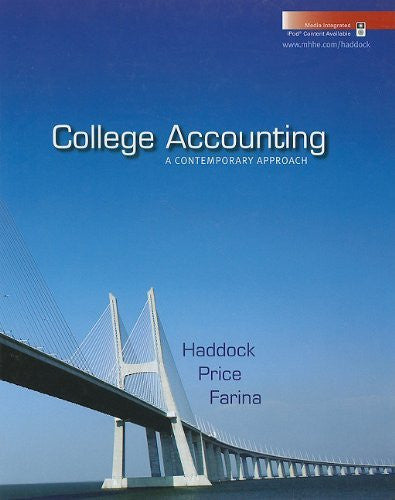 College Accounting by M David Haddock Jr