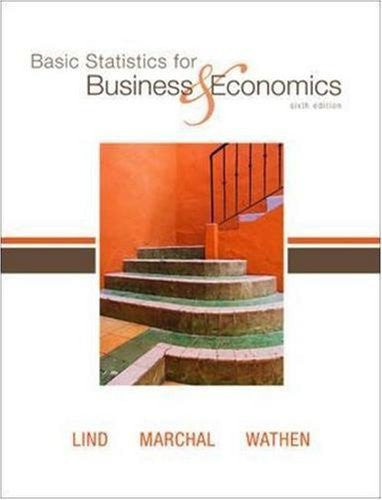 Basic Statistics For Business And Economics by Douglas Lind