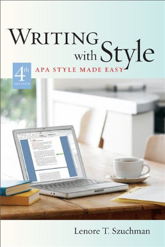 Writing With Style by Lenore T(Lenore T Szuchman) Szuchman