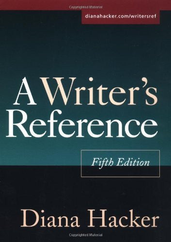 A Writer's Reference by Diana Hacker
