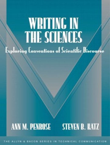 Writing In The Sciences by Ann M Penrose
