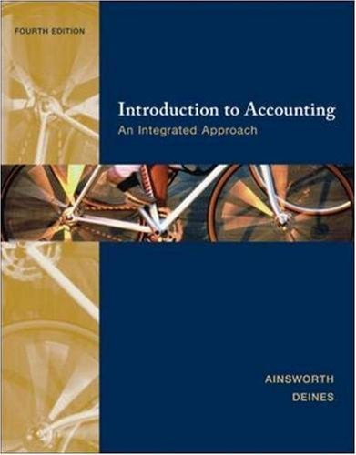 Introduction To Accounting by Penne Ainsworth