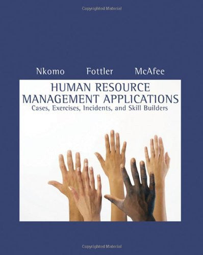 Human Resource Management Applications by Stella M Nkomo