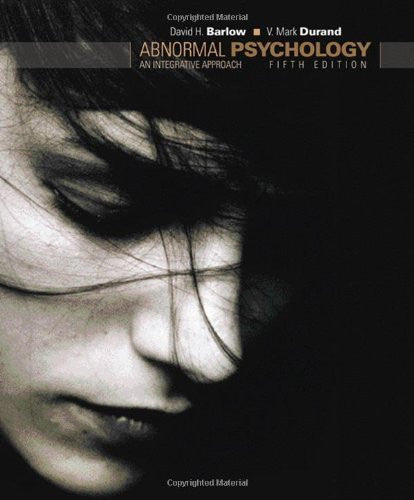Abnormal Psychology by David H Barlow