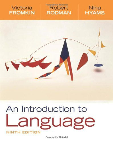 An Introduction To Language by Victoria Fromkin