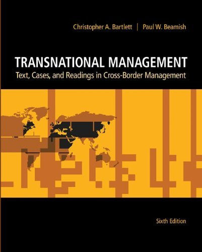 Transnational Management by Christopher Bartlett