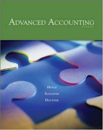 Advanced Accounting by Joe Ben Hoyle