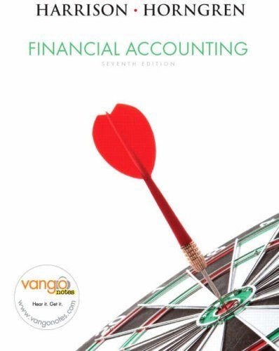 Financial Accounting by Walter T Harrison