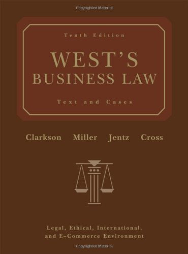 Business Law by Kenneth W(Kenneth W Clarkson) Clarkson