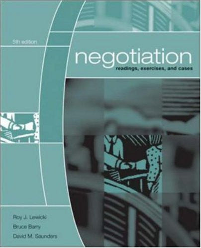 Negotiation by Roy Lewicki