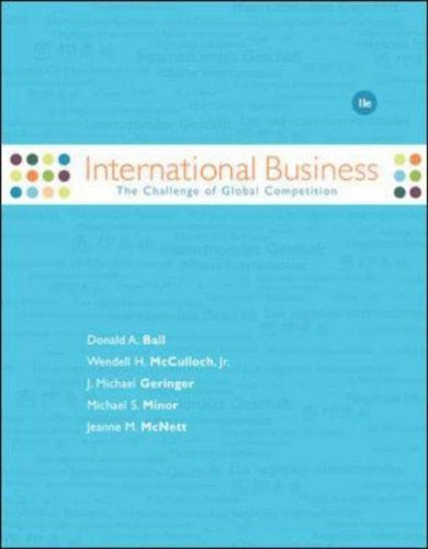 International Business by Donald A Ball