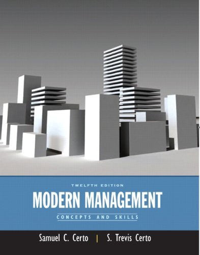 Modern Management by Samuel C Certo