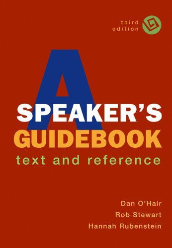 A Speaker's Guidebook by Dan O'Hair