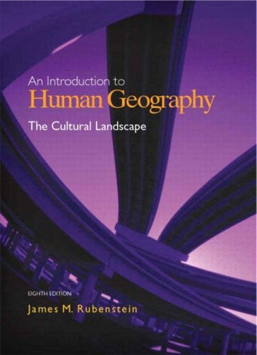 The Cultural Landscape by James M Rubenstein