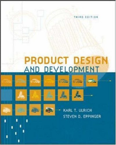 Product Design And Development by Karl Ulrich