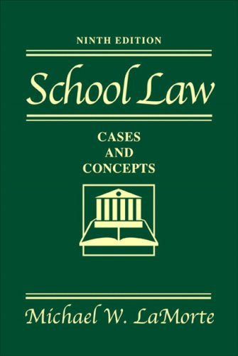 School Law by Michael W LaMorte