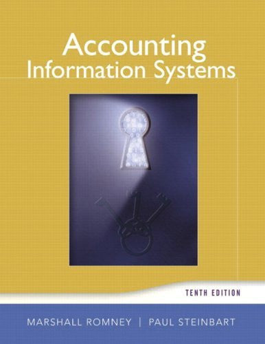 Accounting Information Systems by Marshall B Romney