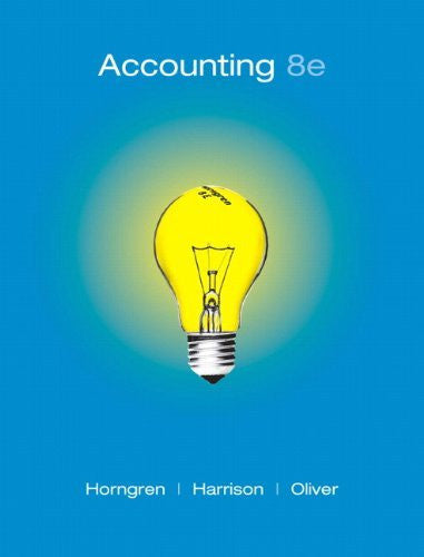 Horngren's Accounting by Charles T Horngren / Miller-Nobles